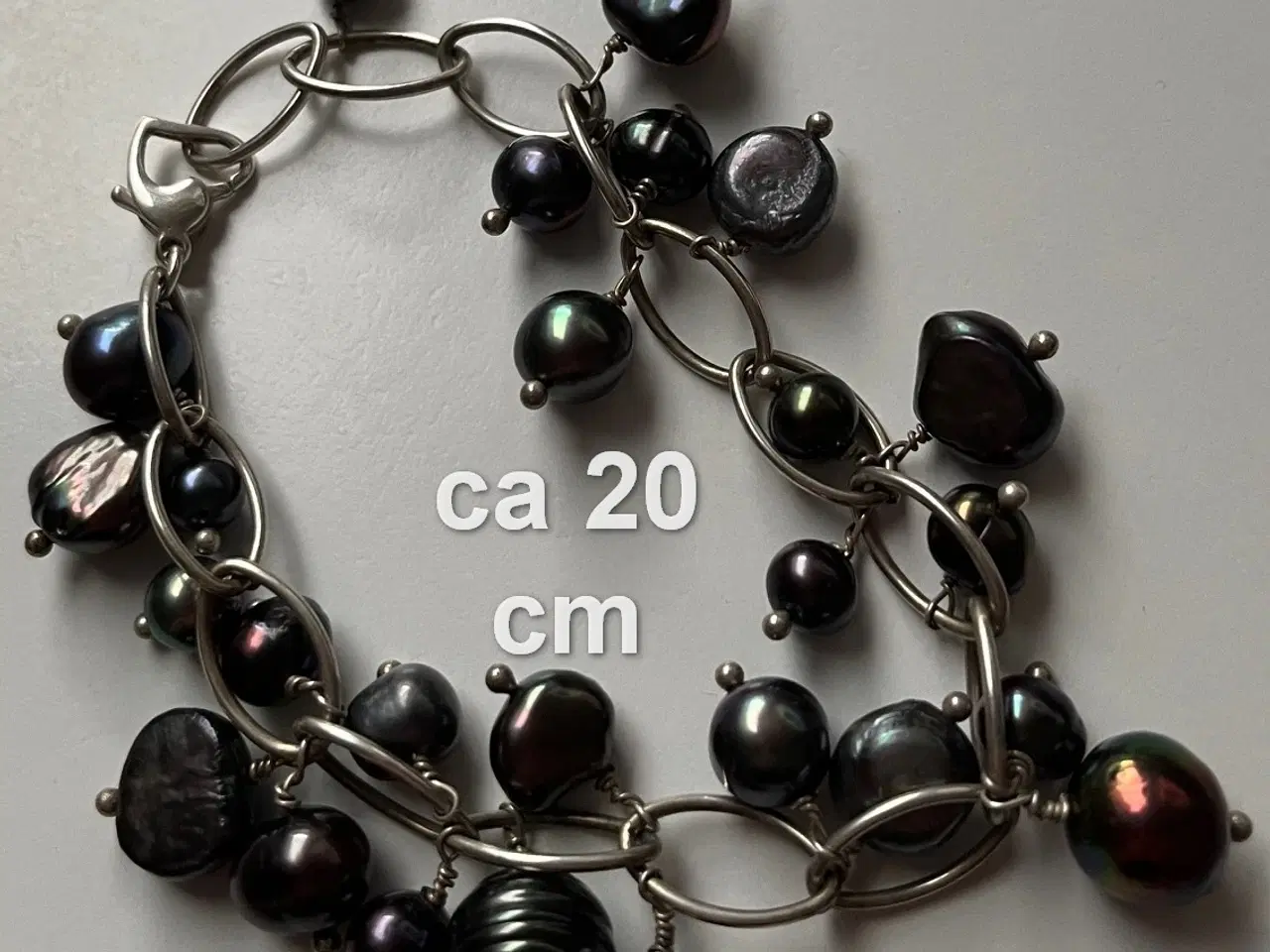 Billede 2 - Smykkesæt i sølv med perler fra Stone2wear