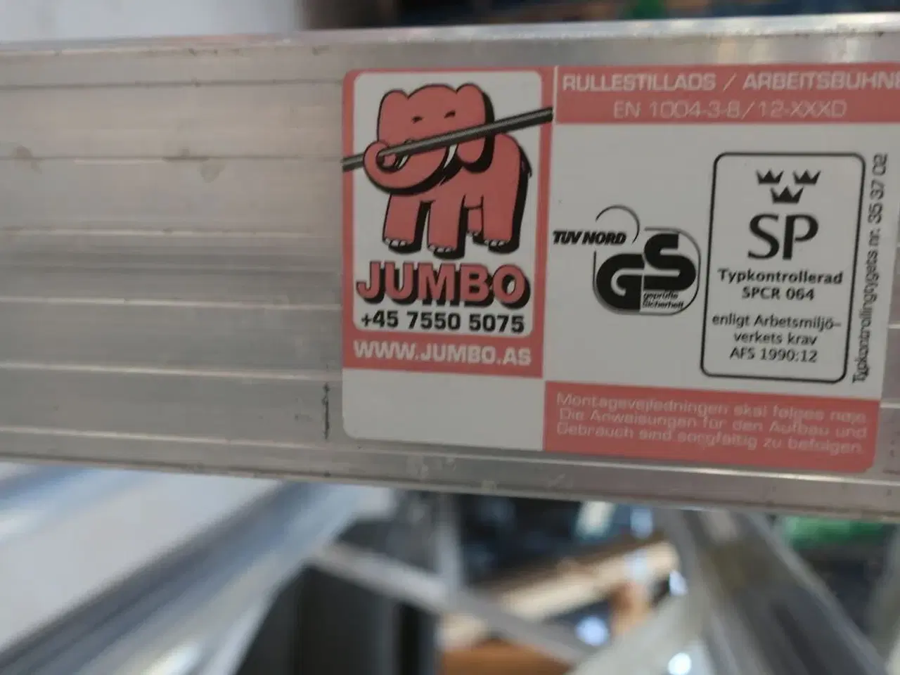 Billede 3 - Rullestillads JUMBO