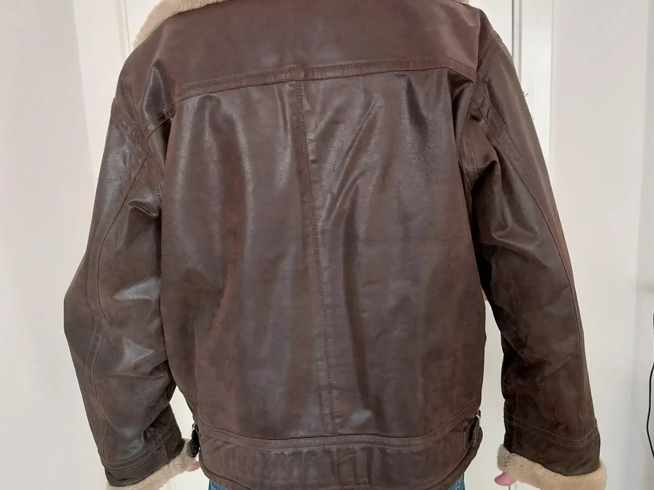 Billede 2 - Pilot jakke 54/XL Klassisk model veteran bil/mc