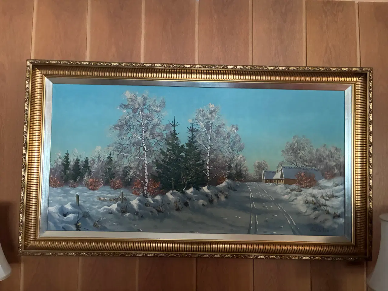 Billede 1 - Stort originalt oliemaleri - Otto Eilertsen 