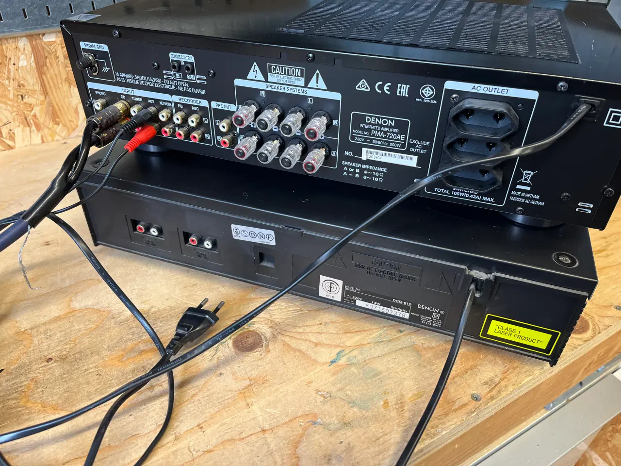 Billede 2 - Denon PMA-720AE stereoforstærker. Sort