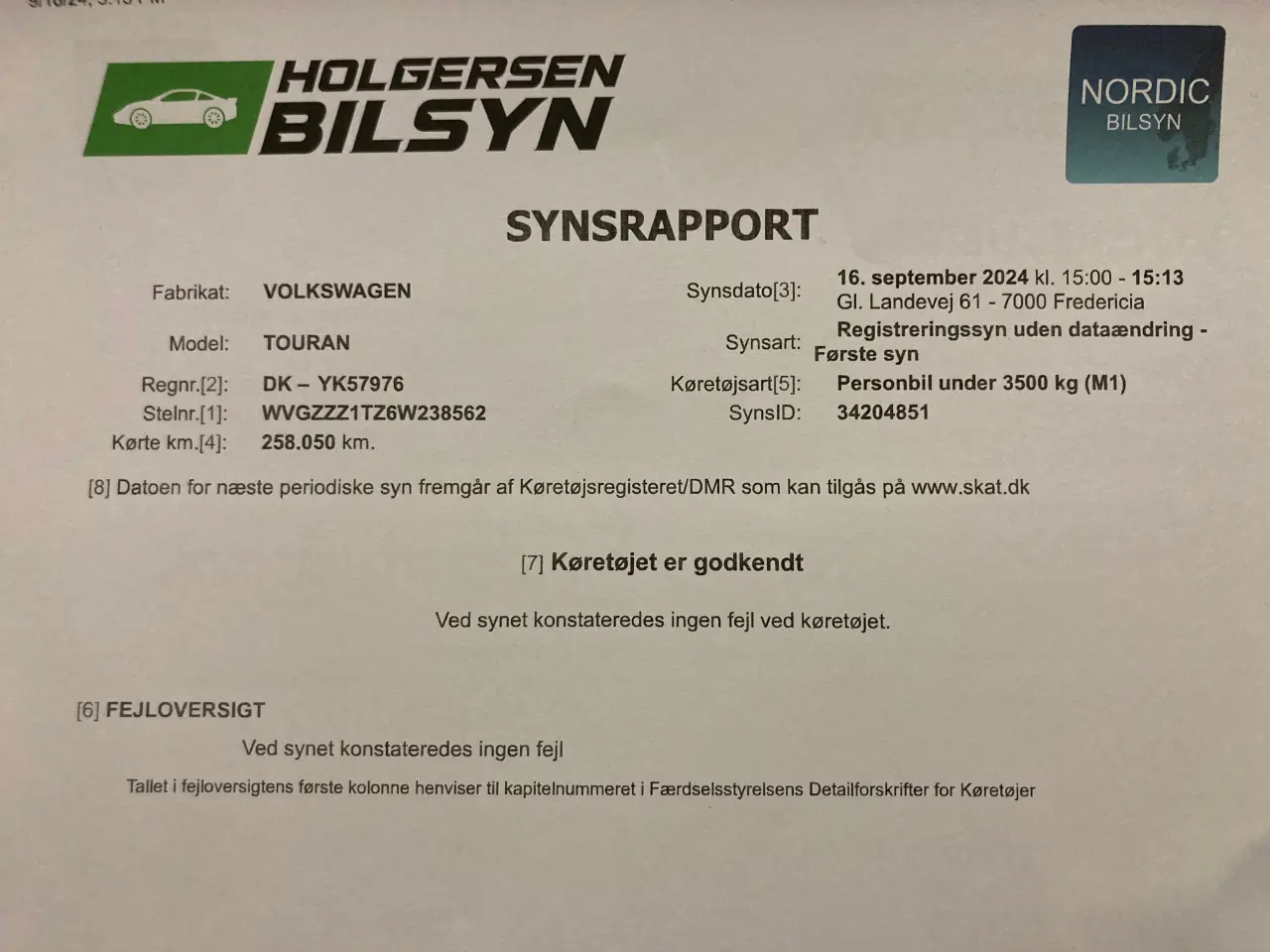 Billede 17 - VW Touran 1.4 TSI Nysyn meget pæn