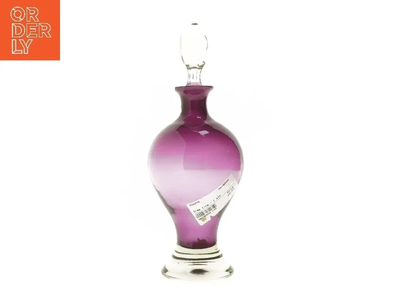 Billede 1 - Glas karaffel med prop (str. 28 cm)