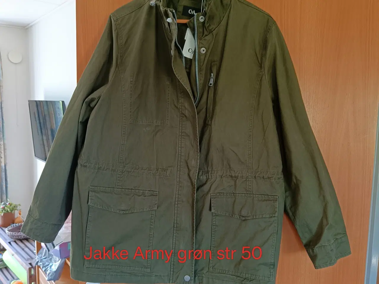 Billede 2 - Sommerjakke  armygrøn 