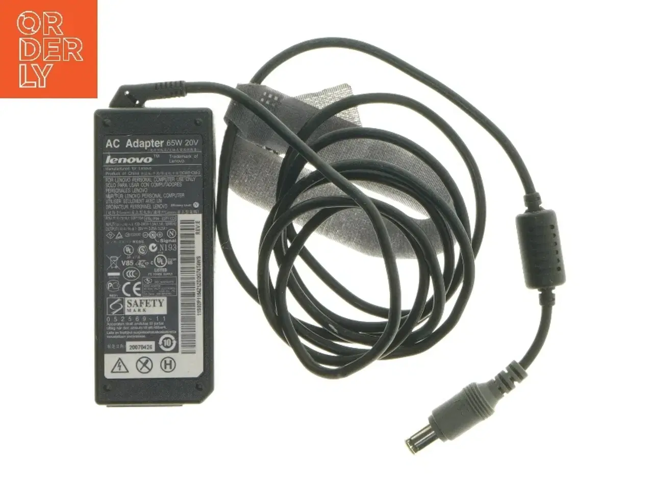 Billede 3 - Lenovo strømforsyning 65W fra Lenovo (str. 180 cm)