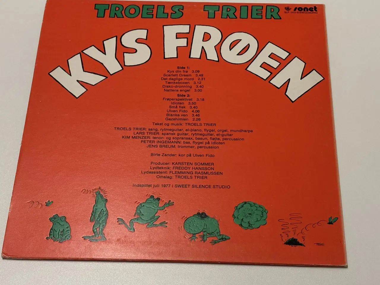 Billede 3 - Troels Trier: Kys Frøen, vinyl LP