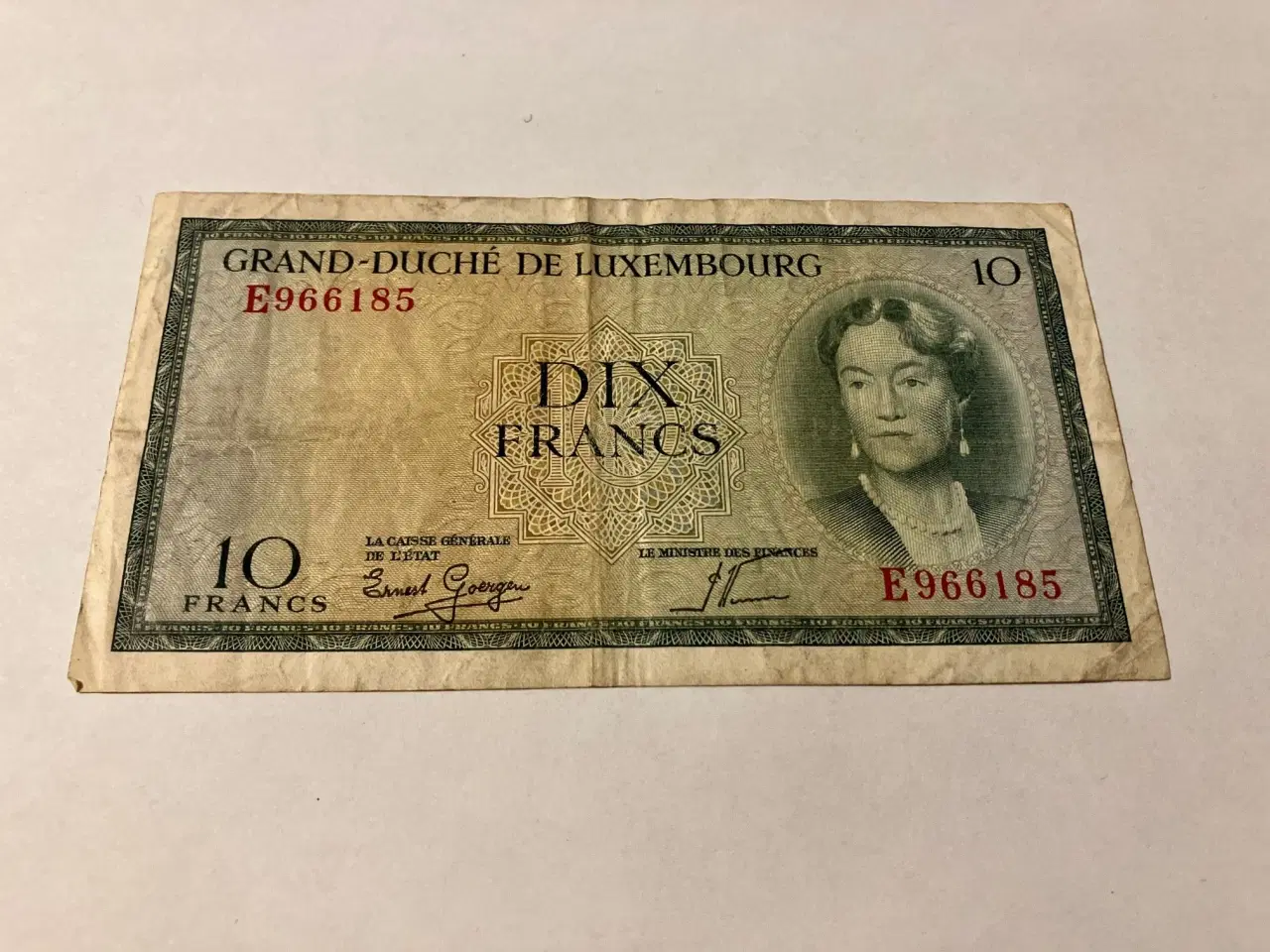 Billede 1 - 10 Francs Luxembourg