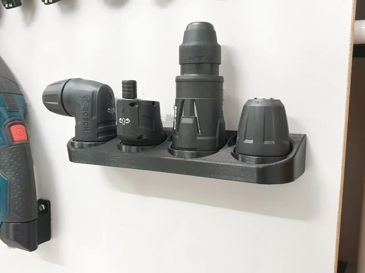 Billede 7 - Blå Bosch 18v Flexiclick – adapter holder