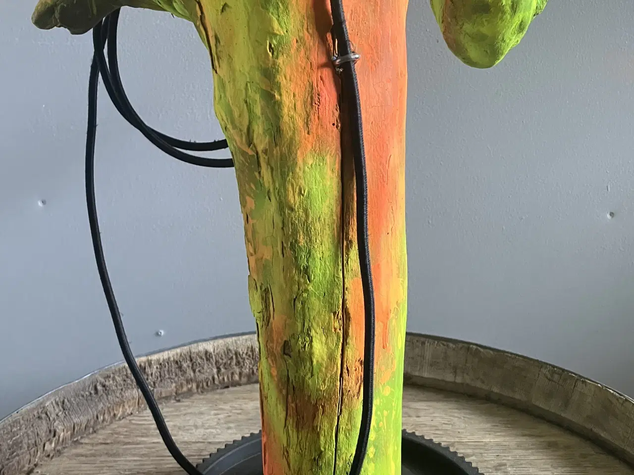 Billede 5 - Bordlampe af Drivtømmer 