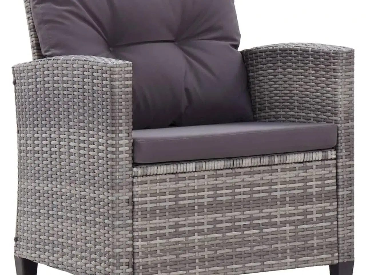 Billede 5 - Loungesæt til haven 6 dele med hynder polyrattan mørkegrå