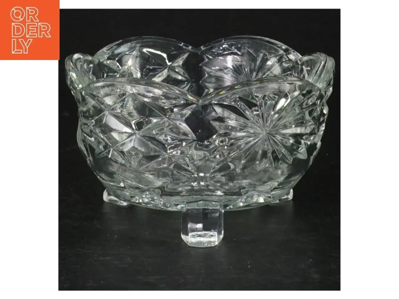 Billede 1 - Glasskål, måske krystal(str. Ø. 12 cm)