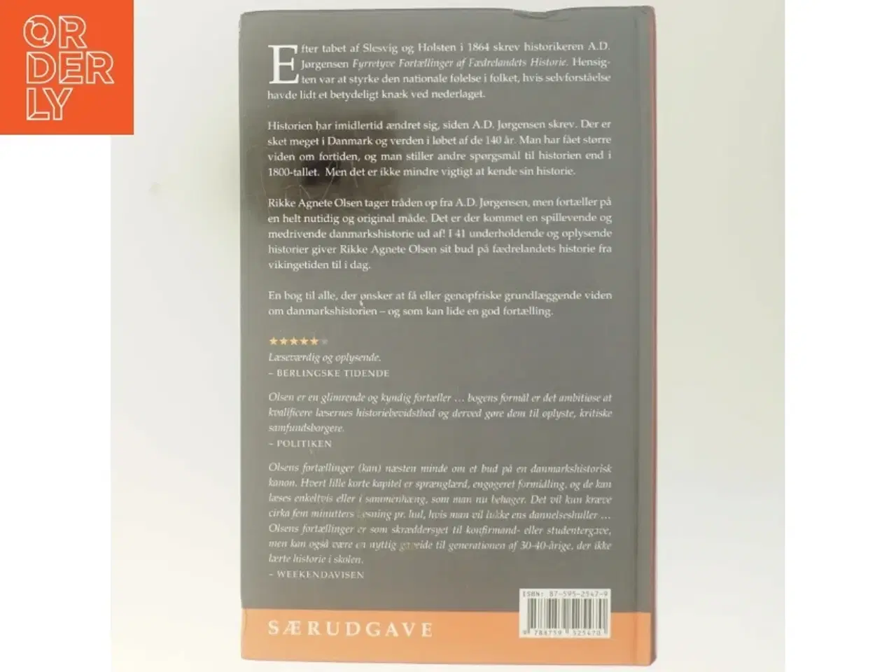 Billede 3 - 41 fortællinger om folk i fædrelandets historie af Rikke Agnete Olsen (f. 1939) (Bog)