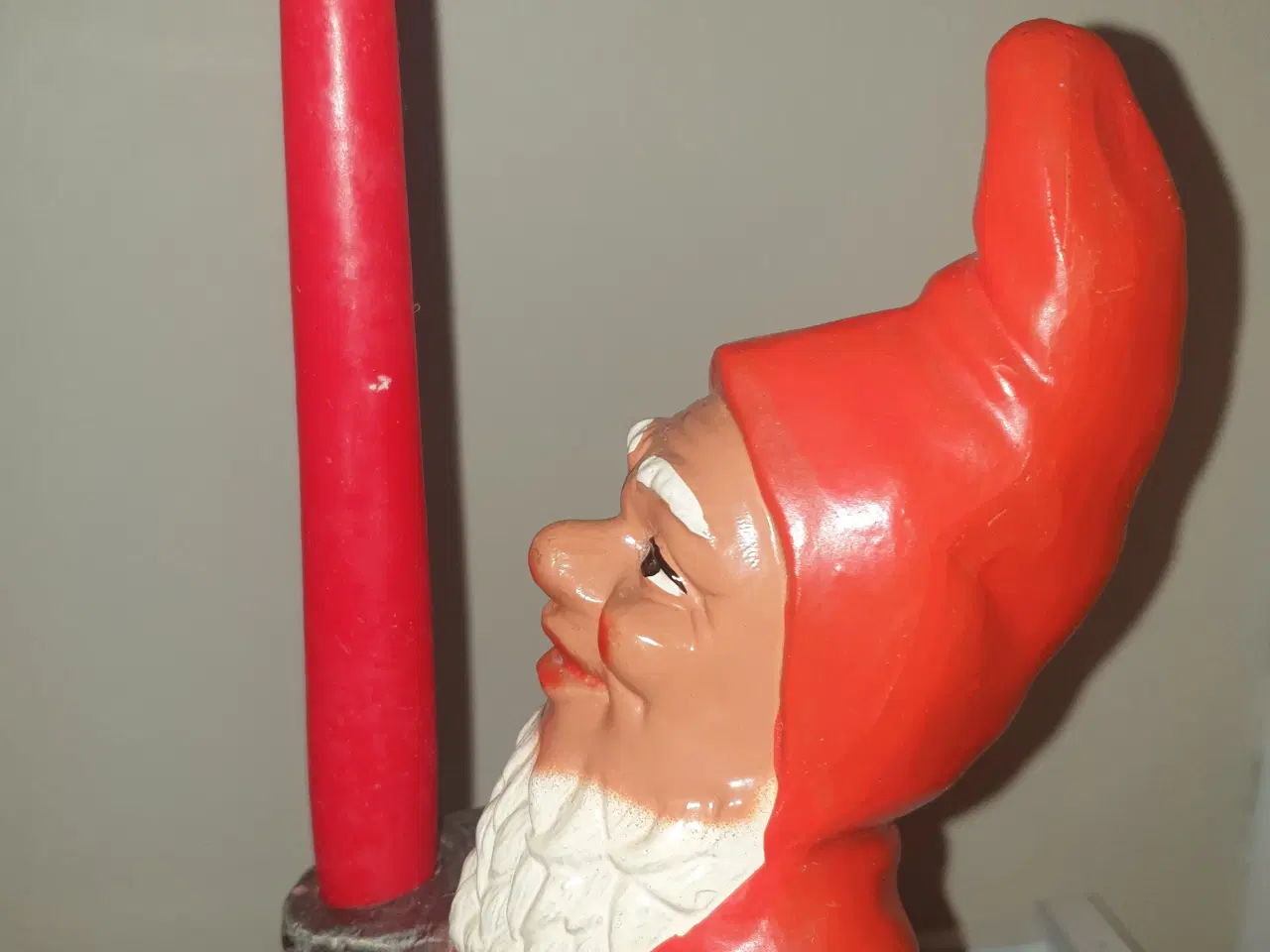 Billede 8 - 4 Antikke Store Nisser i Rødler