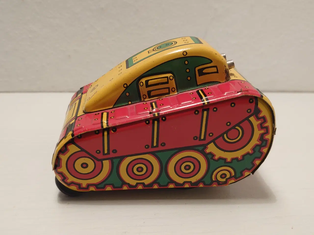 Billede 3 - Bliklegetøj:Marx "turnover" tank.1950´erne. Virker