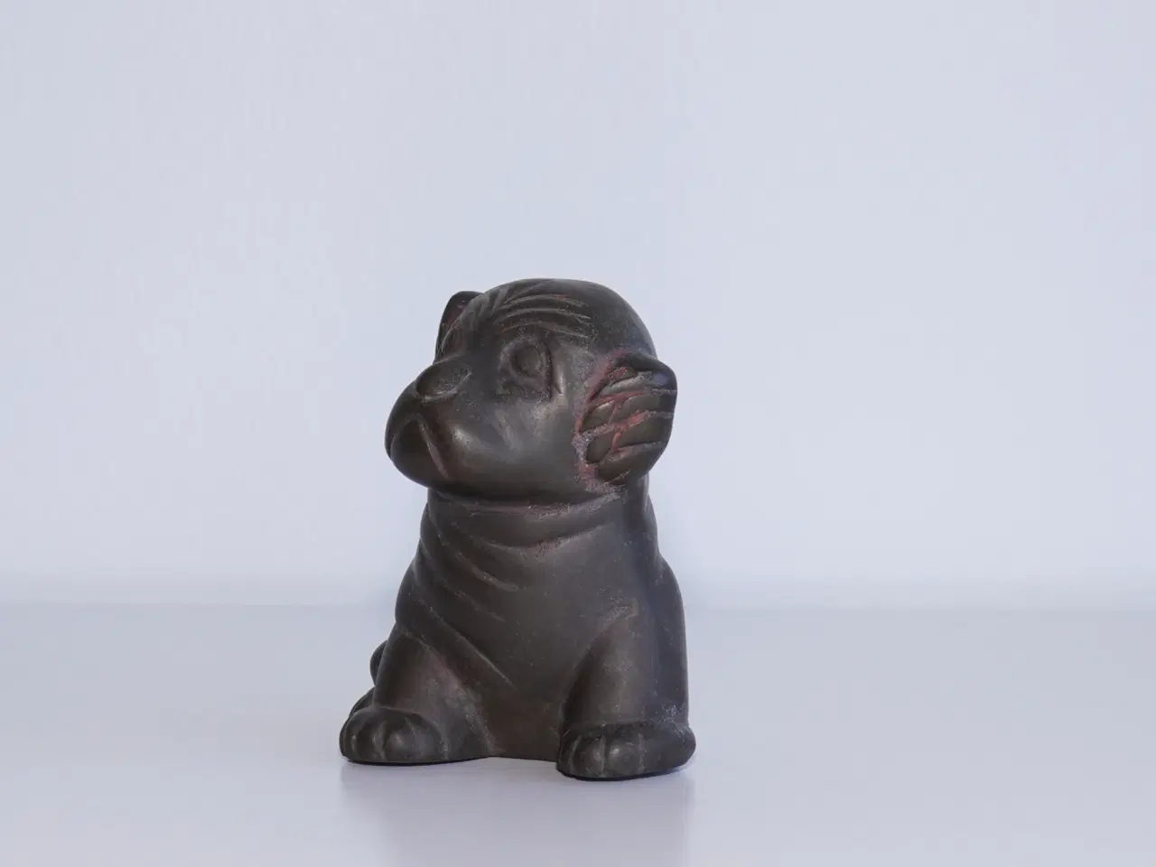 Billede 5 - Ældre og detaljeret hund i metal