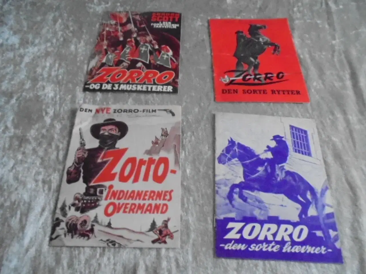 Billede 1 - 4 filmprogrammer: Zorro-film  