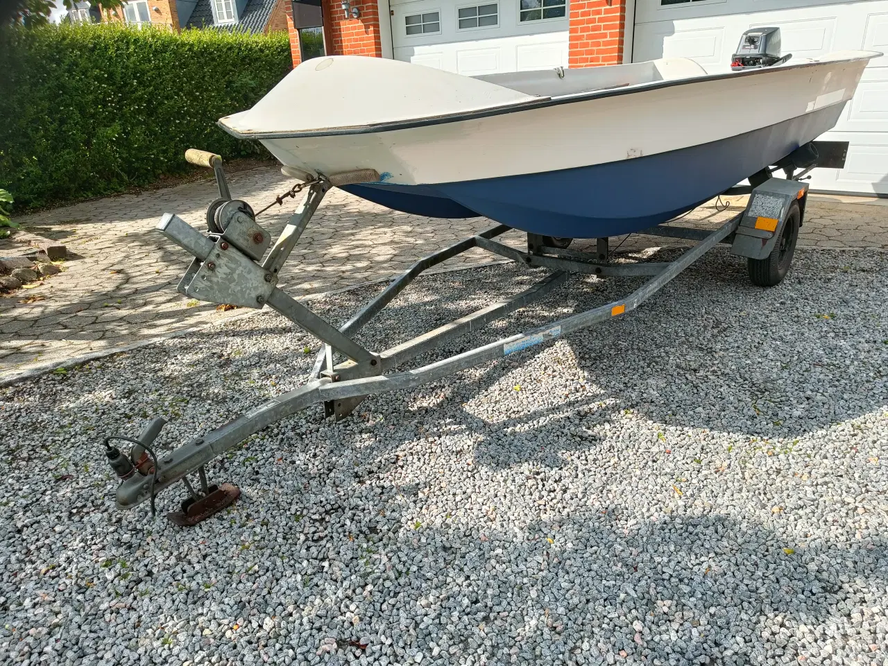 Billede 7 - Jolle, 14 fods limbo m. trailer og 8 hk motor