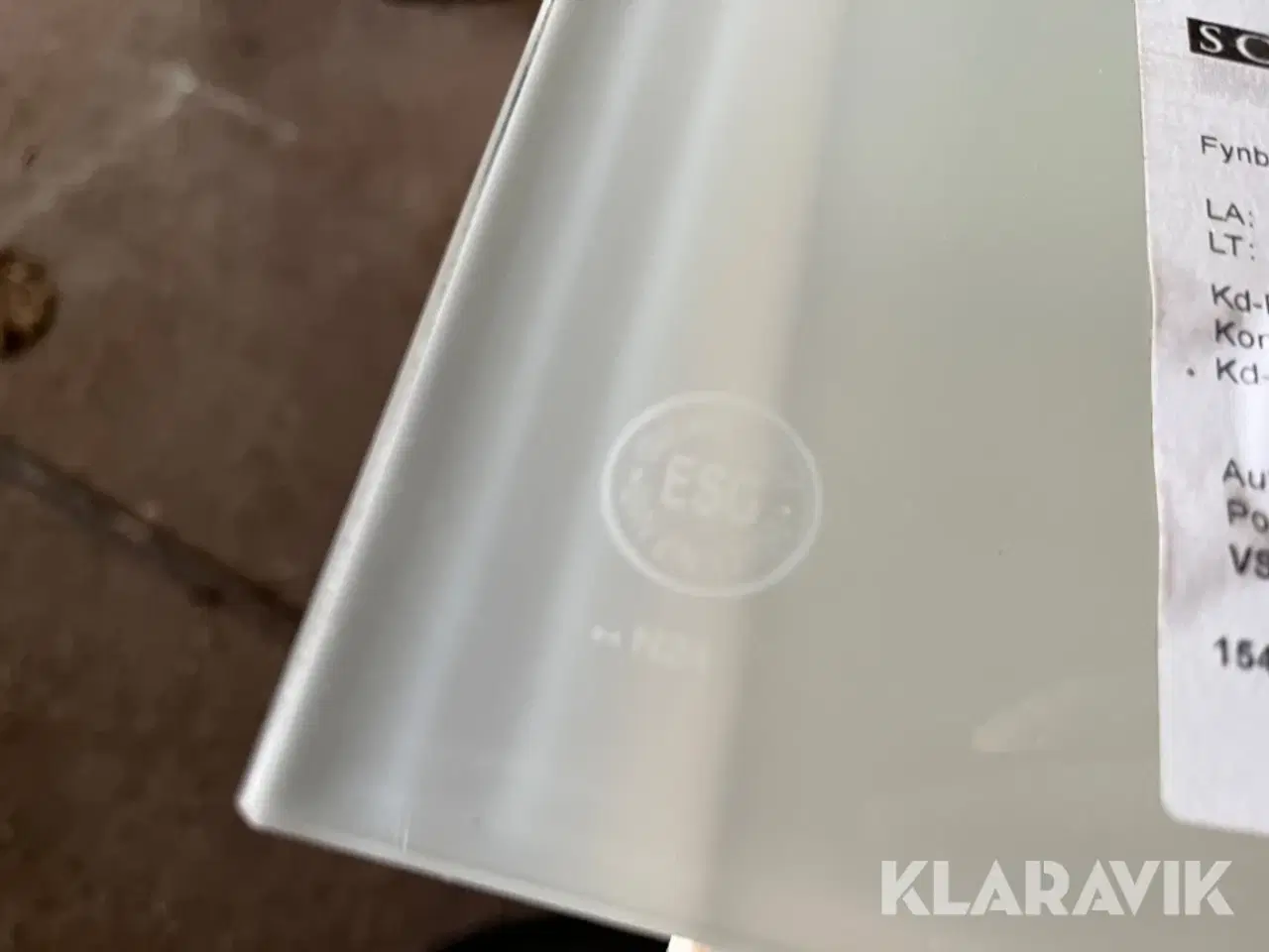 Billede 6 - Glas afskærmning ESG 154x94cm 1 styk