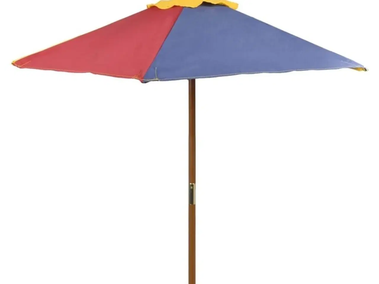 Billede 4 - Bord- og bænkesæt til børn med parasol træ flerfarvet
