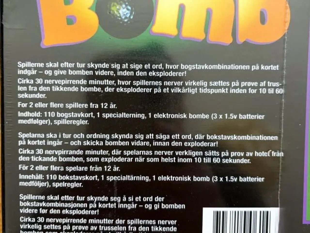 Billede 2 - Brætspil: Crazy Bomb. Plomberet i original folie