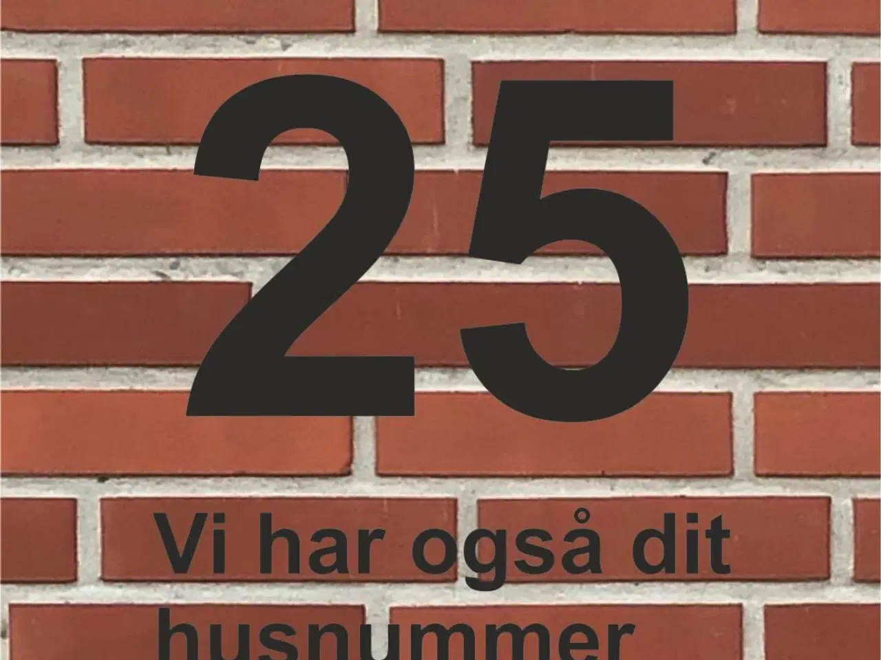 Billede 2 - Husnummer