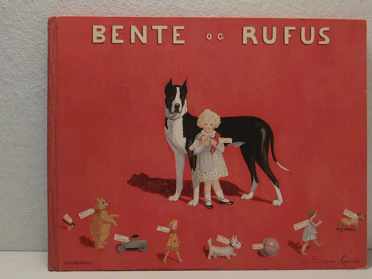 Billede 1 - Suzanne Lassen: Bente og Rufus. 1. udg.1933.