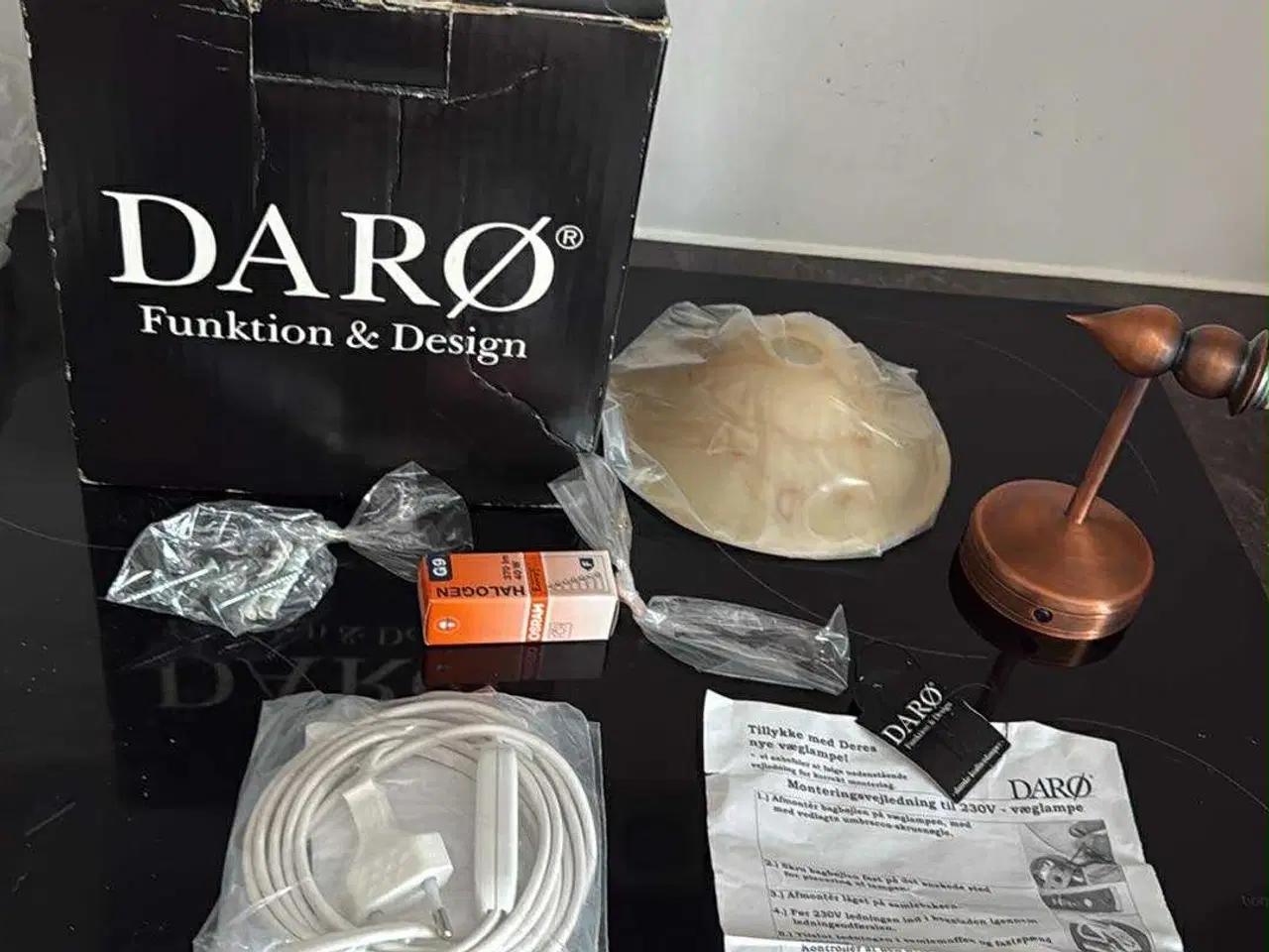 Billede 1 - DARØ væglamper 2 stk