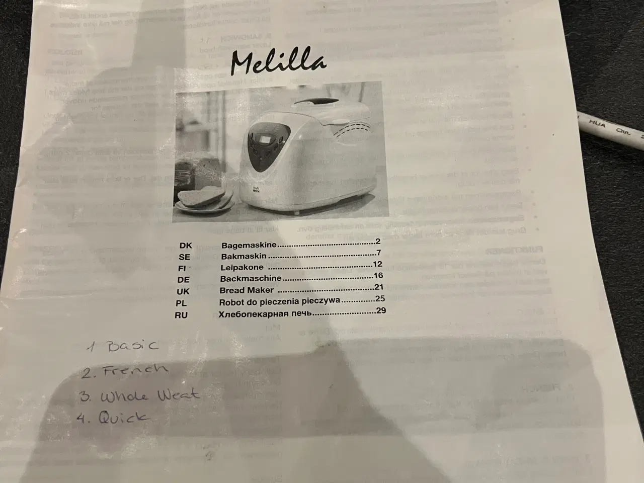 Billede 4 - Idé Line Melilla brødmaskine hvid