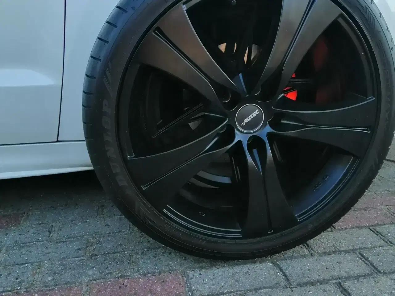 Billede 1 - Nye 19` alufælge ink DUNLOP, TPMS, 5x112 NEDSAT