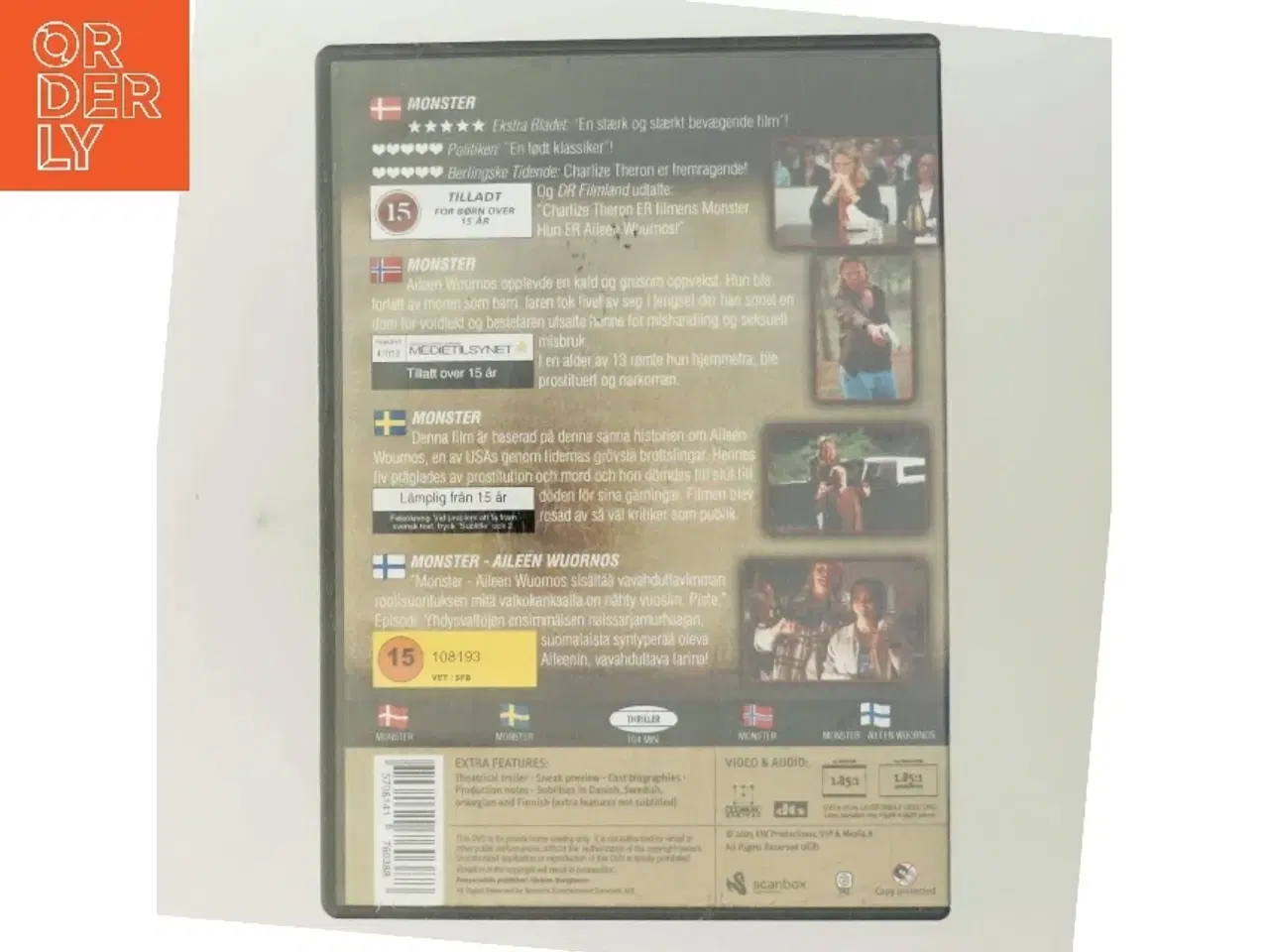 Billede 3 - Monster med Charlize Theron (DVD)