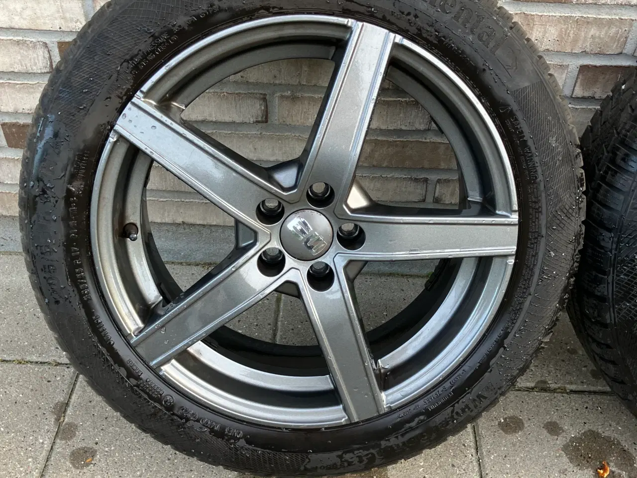 Billede 3 - Alufælge 5 x 112 med Continental vinterdæk R17
