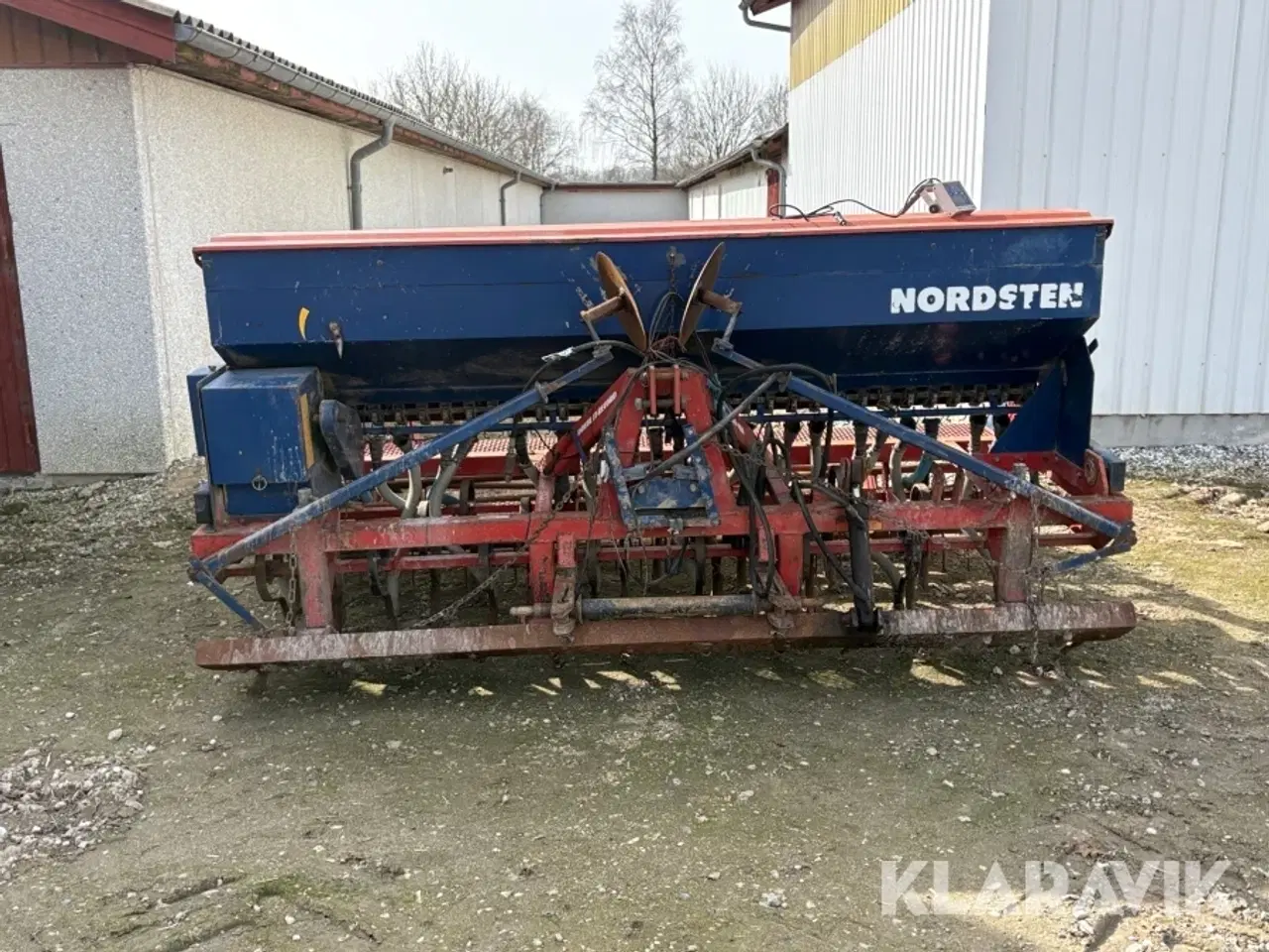 Billede 8 - Såmaskine Nordsteen Kulti-Seeder med dobbelt-Record såbedsharve