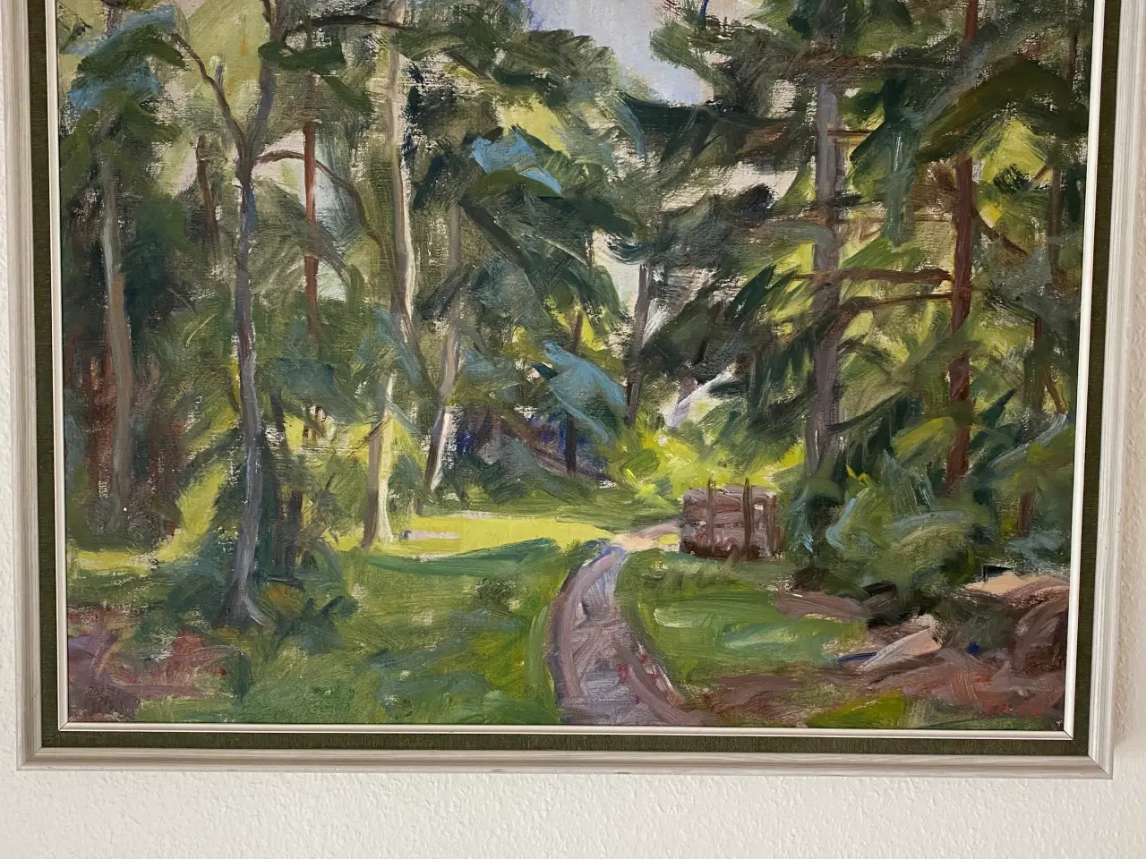 Billede 1 - Oliemaleri Vilhelm Henriques