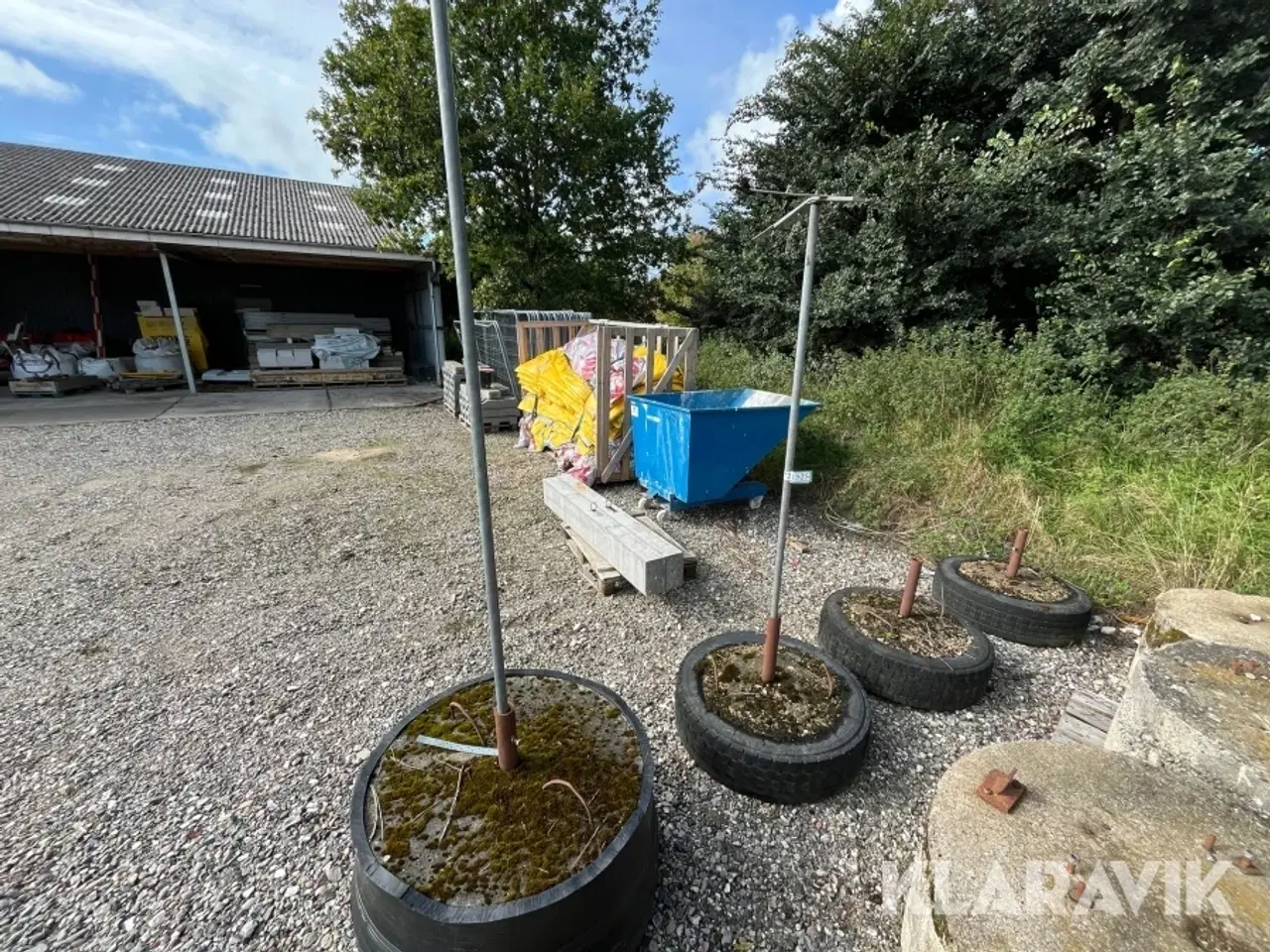 Billede 1 - Lot - Lysmaster inklusiv Fødder Eksklusiv Belysning.