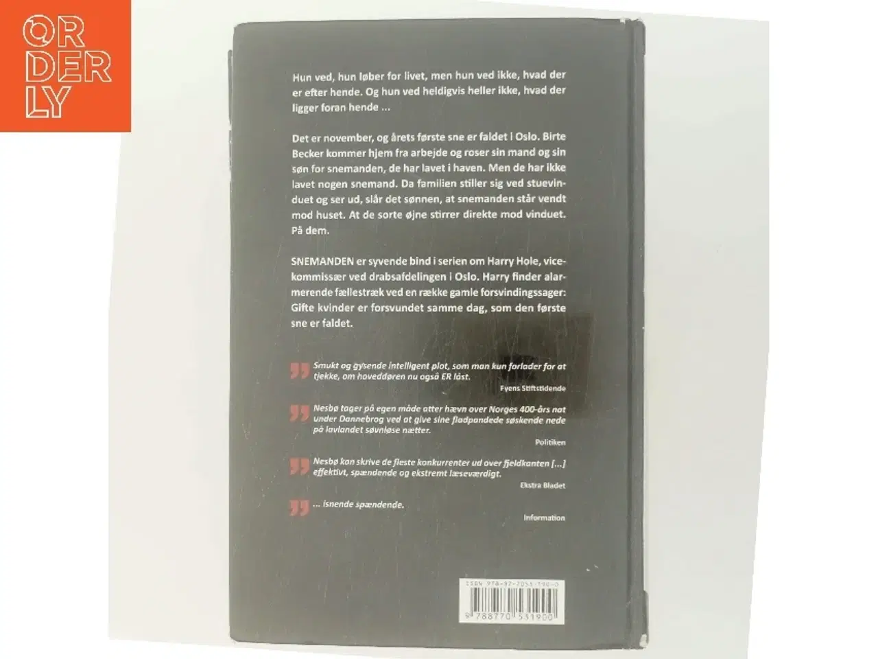 Billede 2 - Snemanden af Jo Nesbø (Bog)