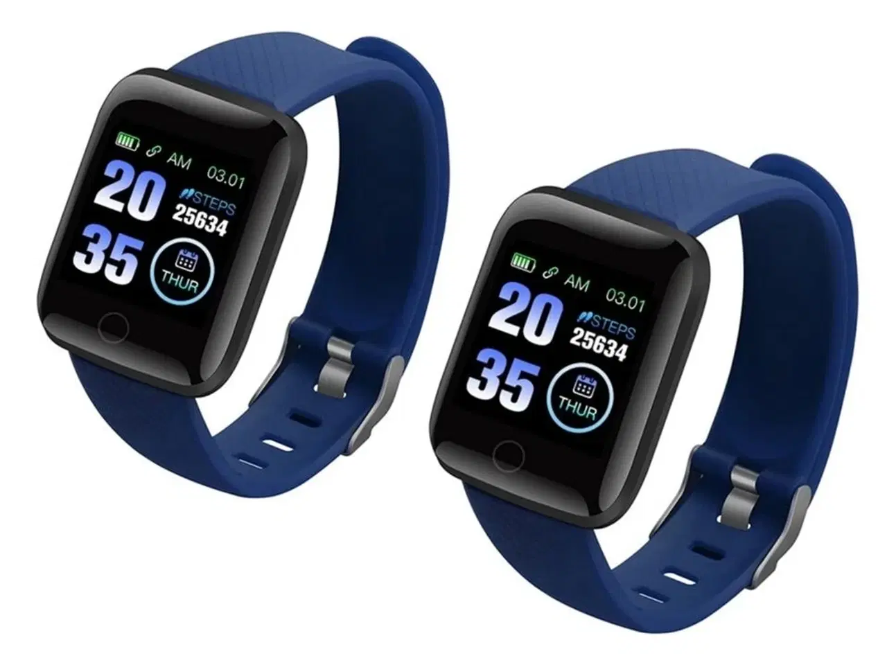 Billede 1 - 2 stk. Motionsure, blå.