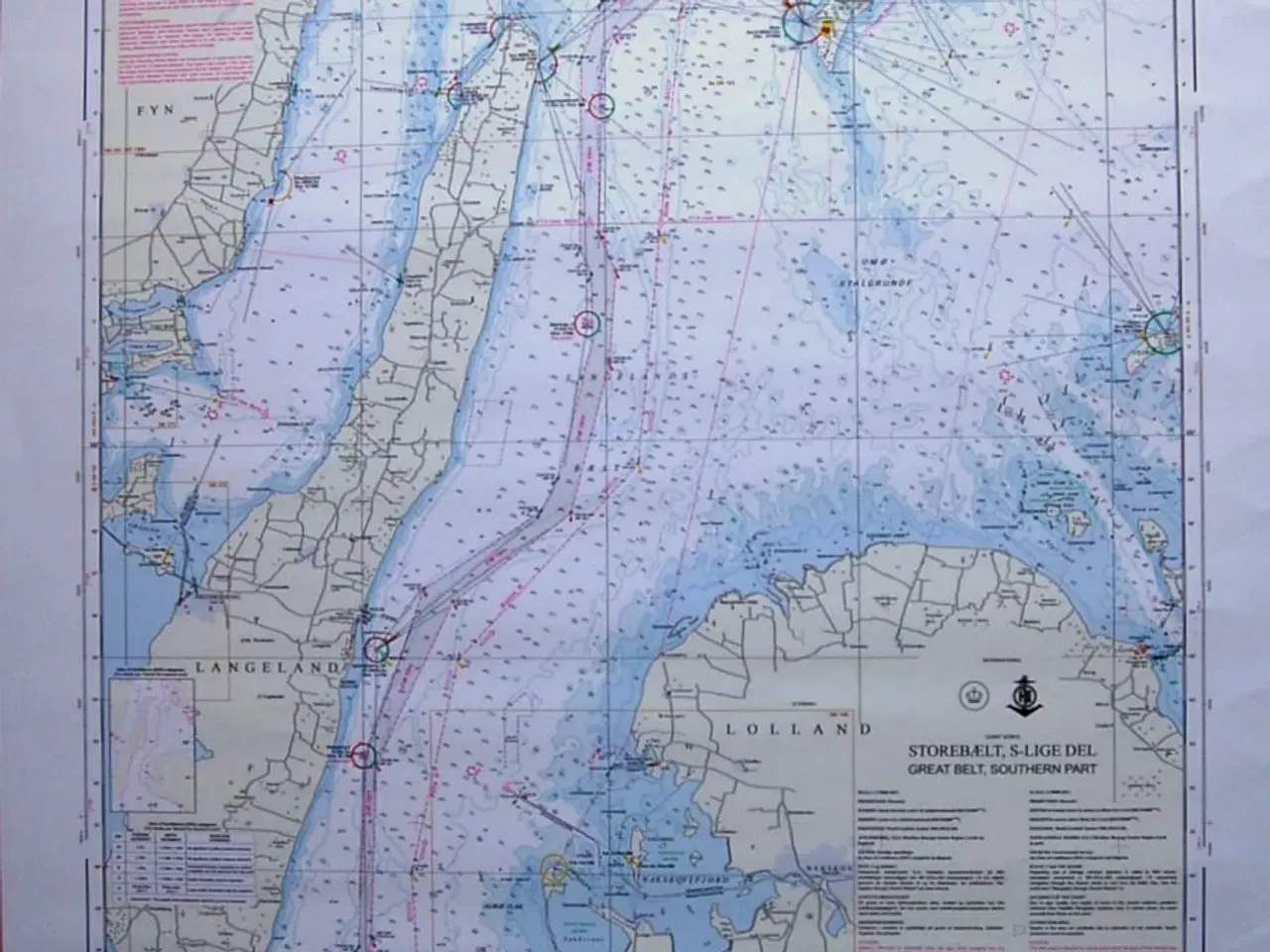 Billede 1 - Dansk Søkort  142 Storebælt Syd
