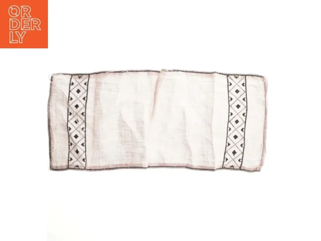 Billede 1 - Dekorativt stof (str. 21x50 cm)