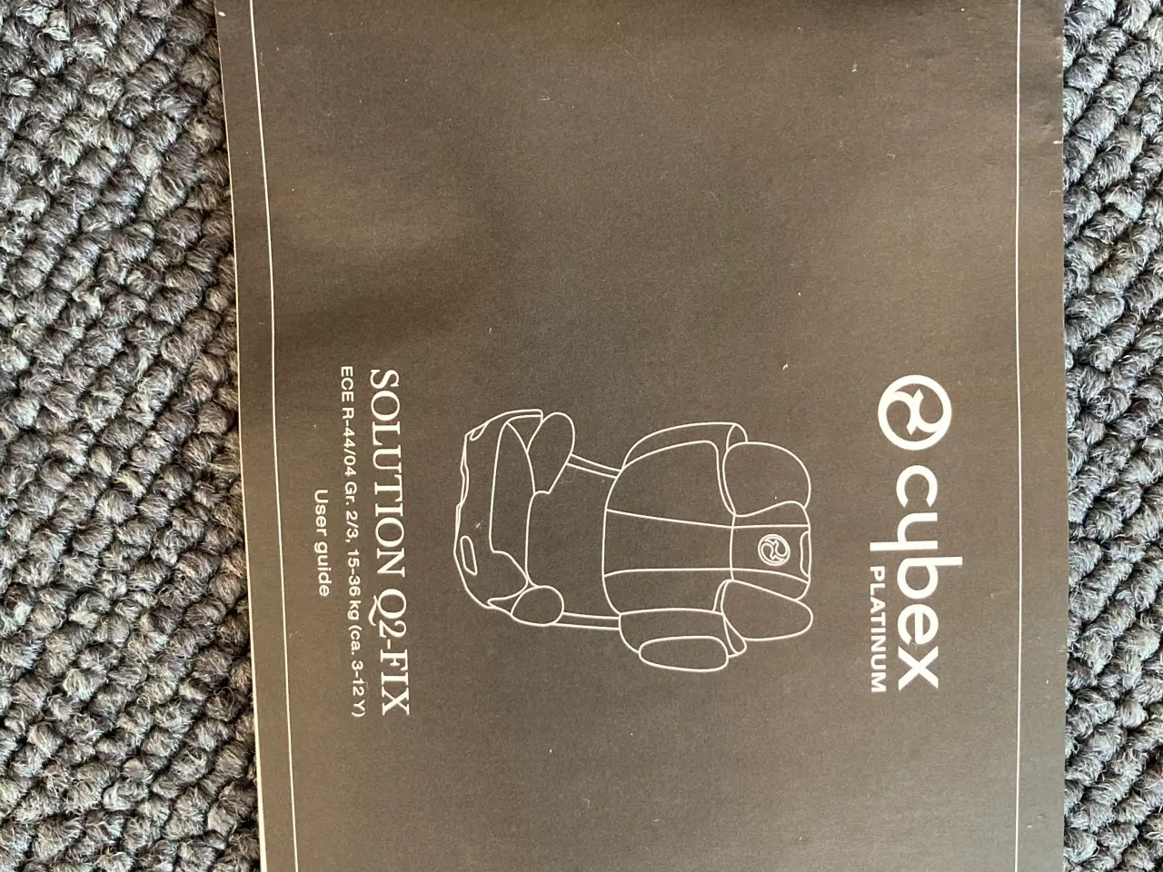 Billede 3 - Cybex solution Q2-fix autostol 3-12 år (15-36 kg) 