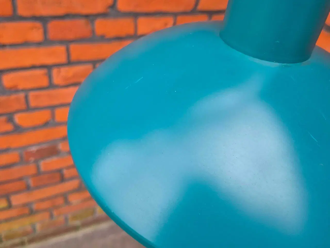 Billede 11 - Retrolampe i den flotteste blågrønnne farve