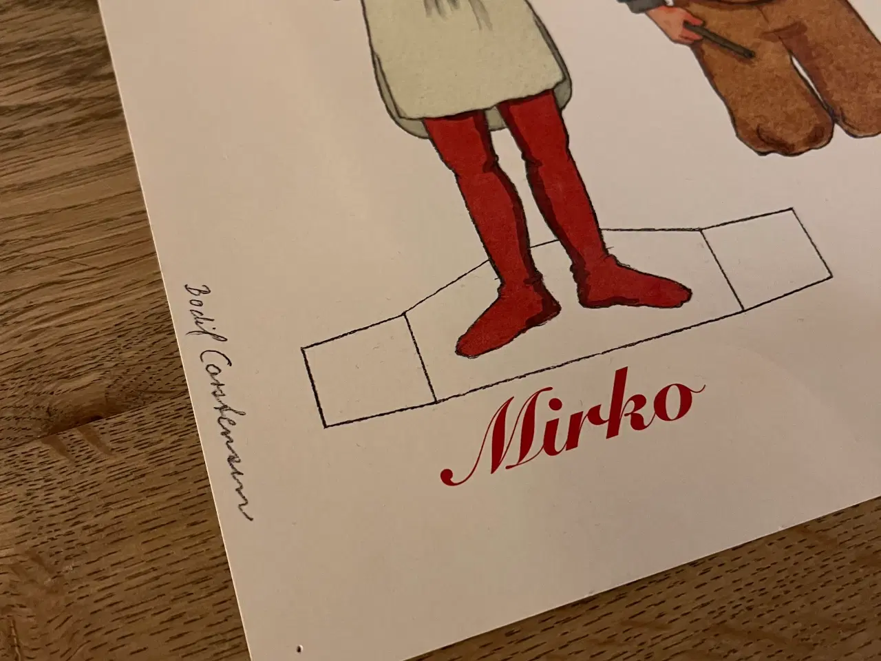 Billede 2 - Jul på slottet klippeark