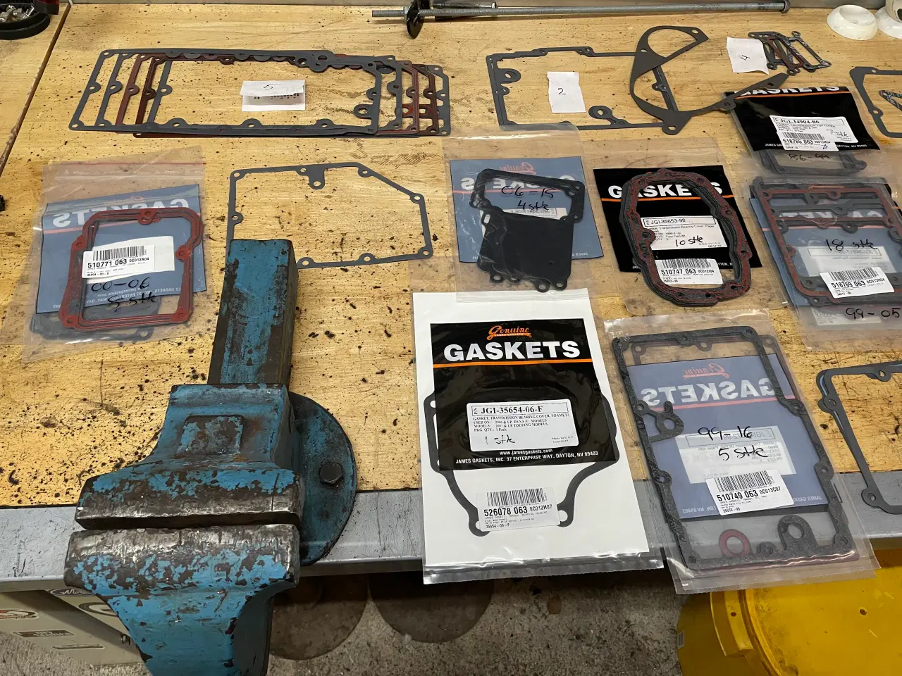 Billede 2 - harley gearkasse og primærpakninger