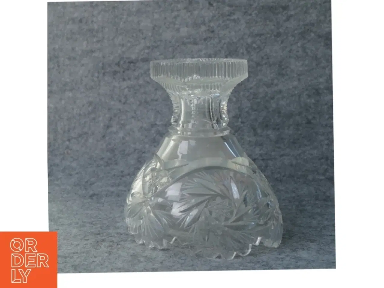 Billede 2 - Vase i krystal (str. 15 x 13 cm)