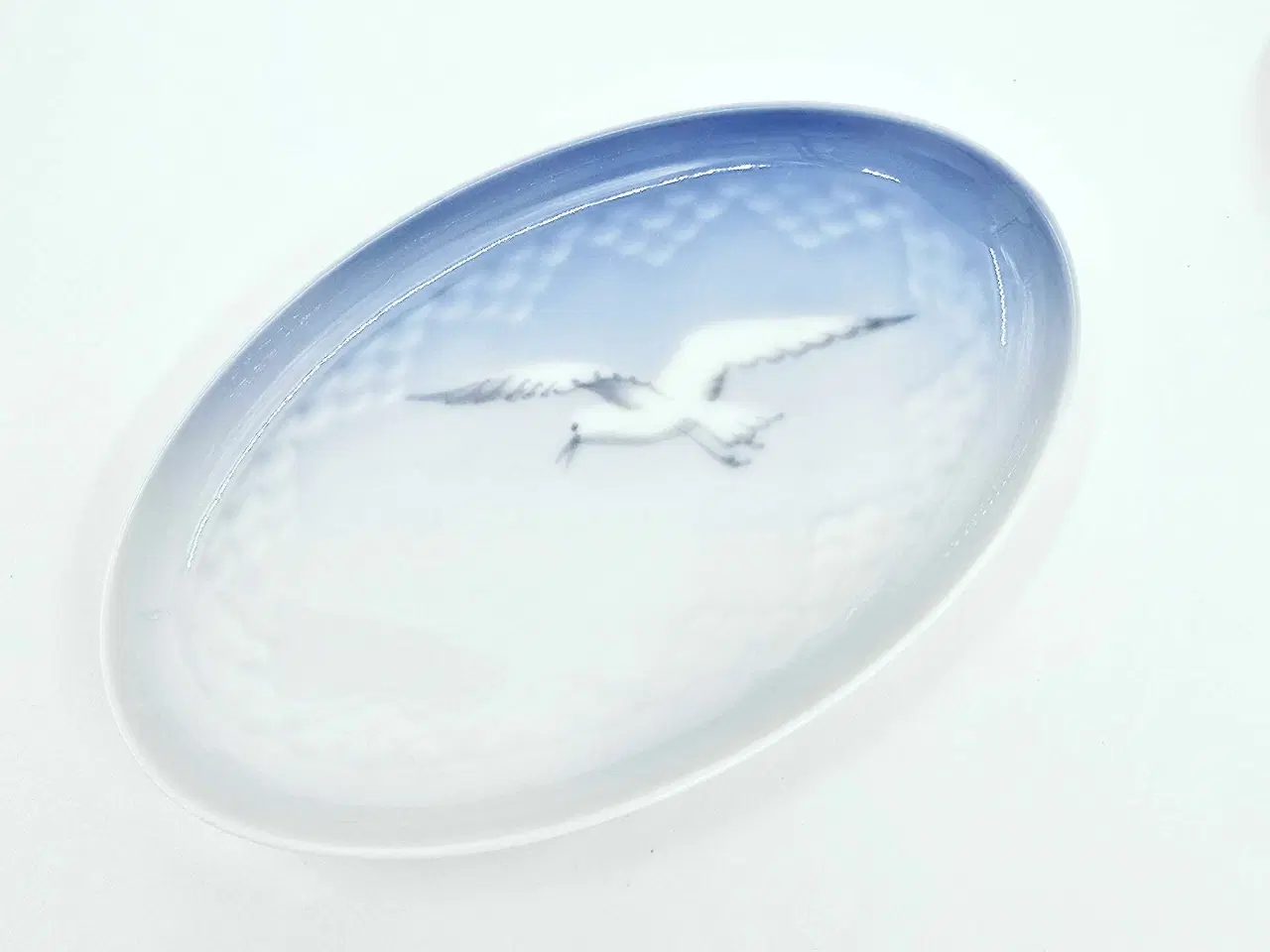 Billede 5 - Mågestel uden guldkant oval asiet