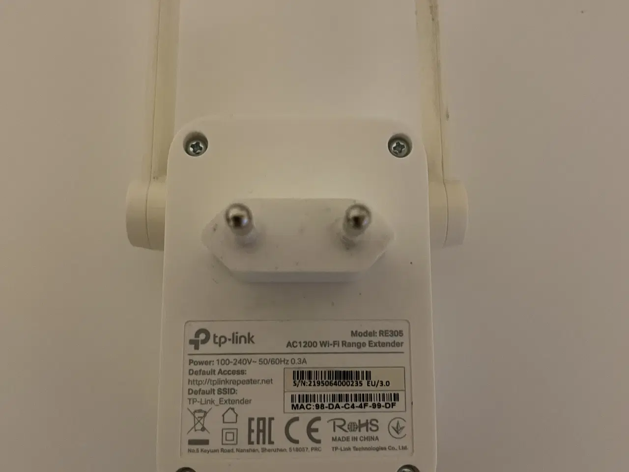 Billede 2 - TP-Link RE305 AC1200 WiFi Range extender