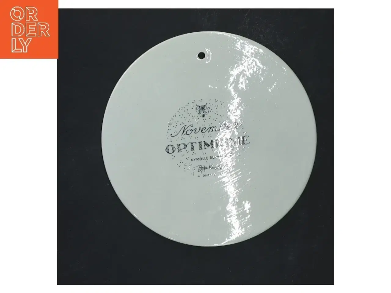 Billede 3 - Dekorativ keramisk vægplade fra Nymølle (str. Ø 15 cm)