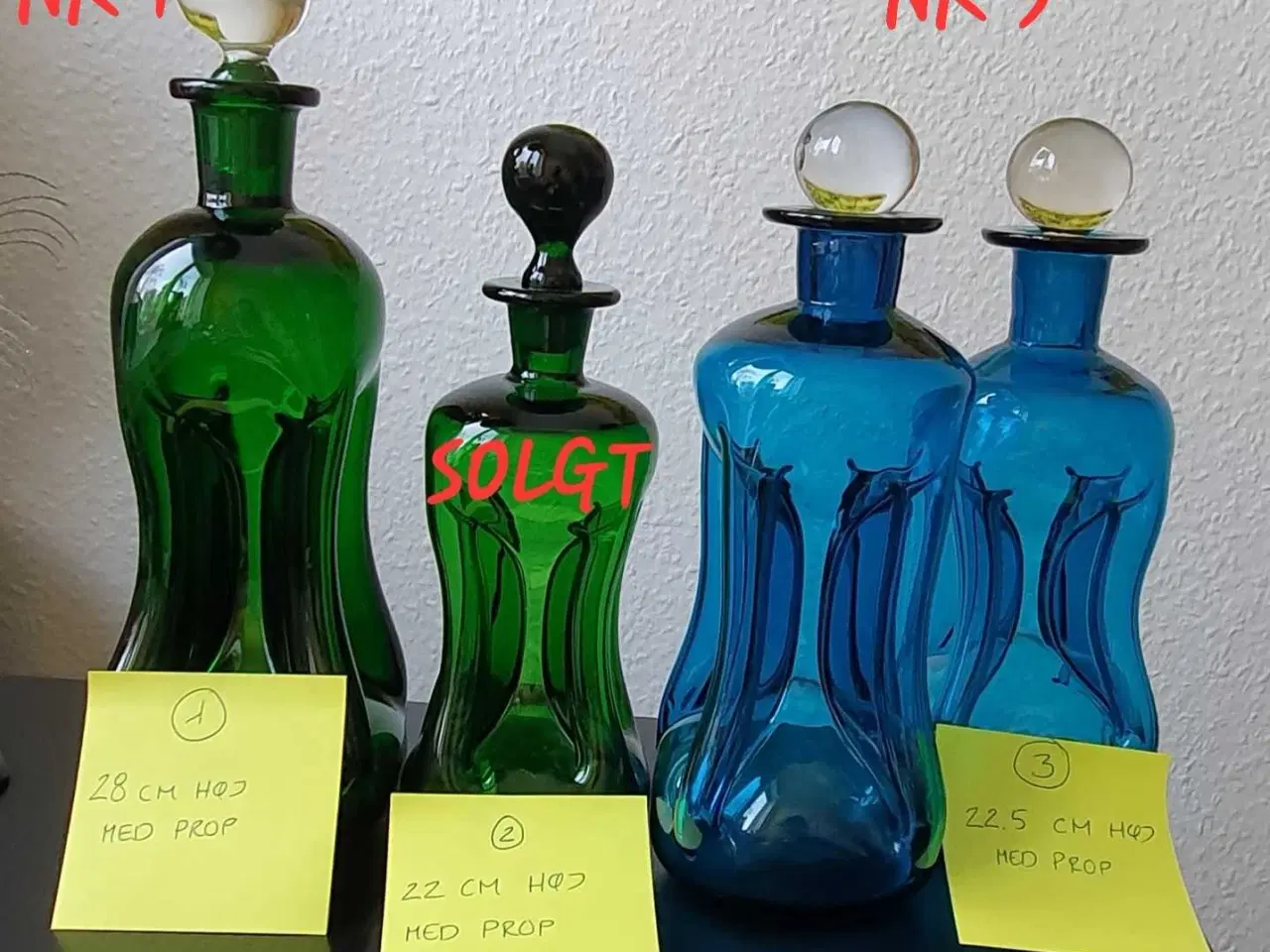 Billede 1 - HOLMEGAARD KLUKFLASKER 🍀 SOLGT!!!