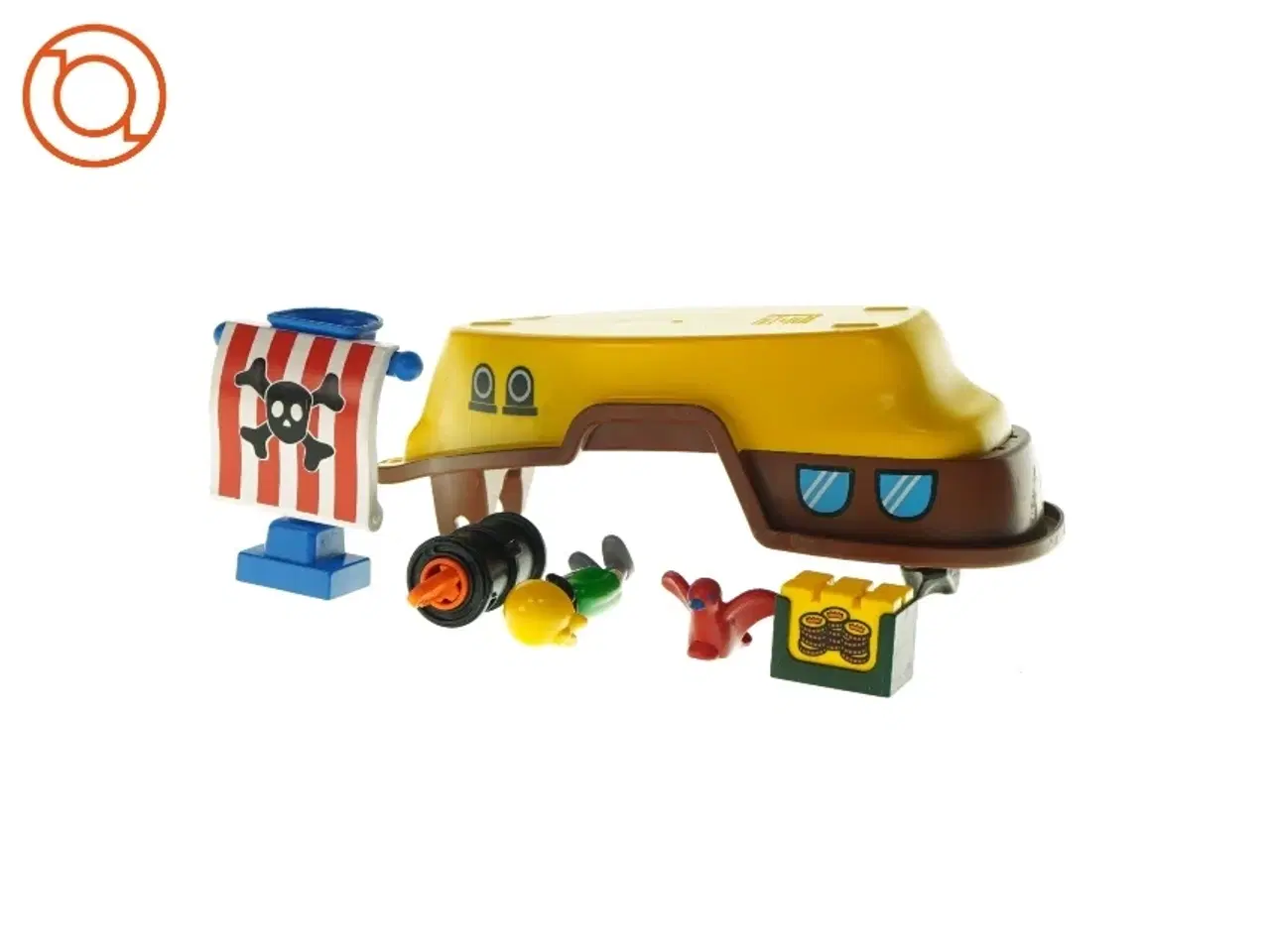 Billede 2 - Sørøver legetøjsskib (str. 30 x 11 x 8cm)