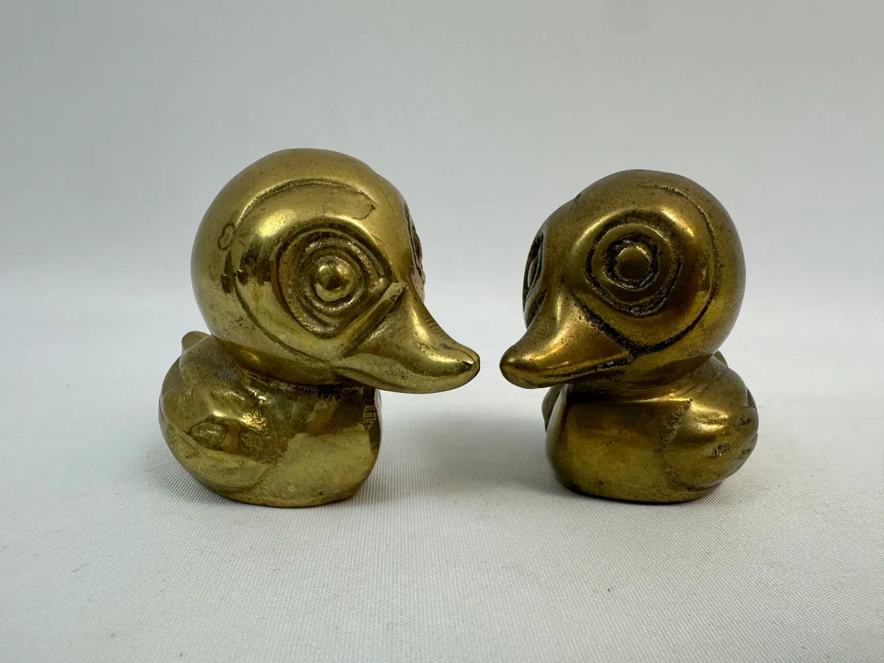 Billede 1 - 2 stk. vintage messing ænder