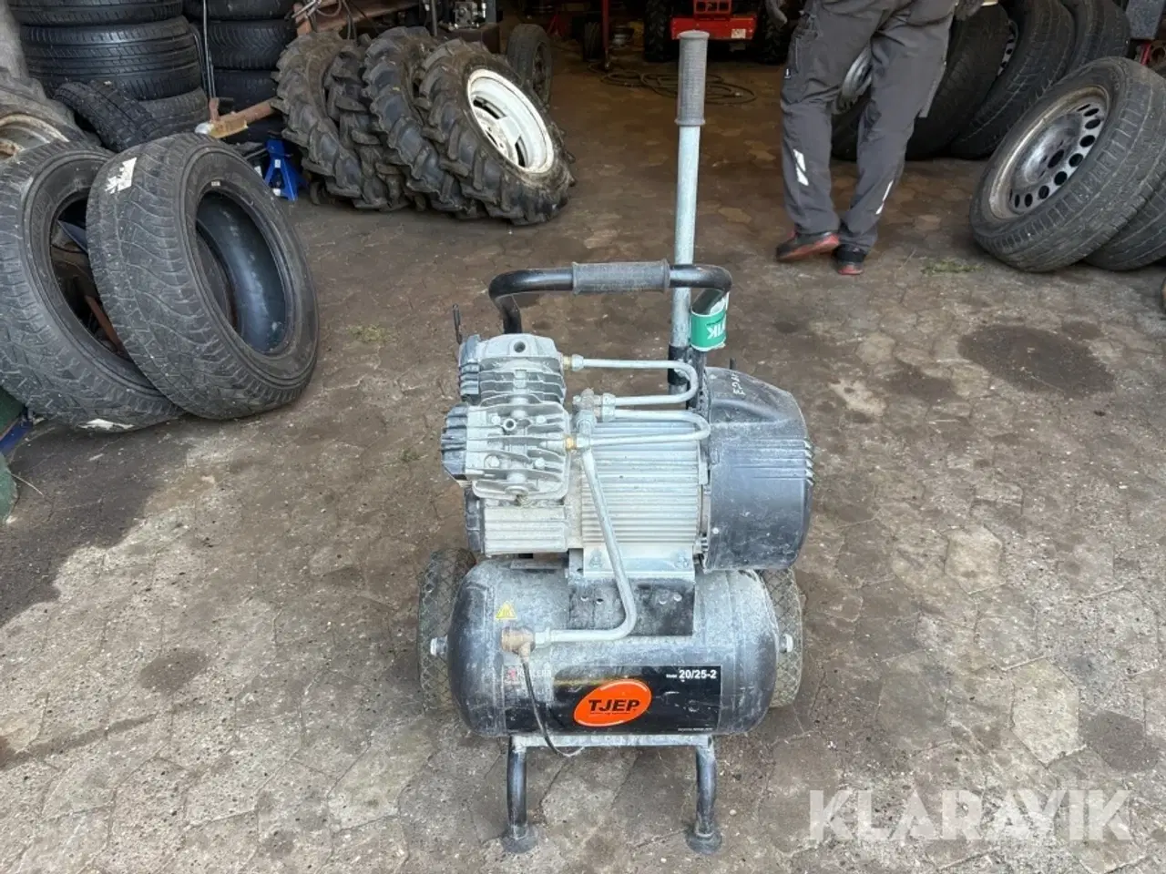 Billede 3 - Kompressorer Tjep 20/25-2 2 cylinder motor
